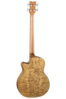 Dean EQABA GN Exotica Quilt Ash - Basse électrique acoustique avec préampli DMT G05 - Naturel brillant