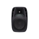 Gemini ES-210MX-BLU-ST Système de sonorisation portable professionnel, comprend 2 haut-parleurs passifs ABS 10" 600 W, mélangeur 8 canaux alimenté, microphone et supports