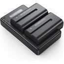 Hollyland HL-DC01 Dual-Slot USB Charger for L Series Battery (NP-F)