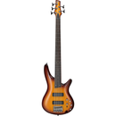 Ibanez SR375EFBBT SR Series 5 cordes - Basse électrique avec égaliseur 3 bandes - Brown Burst