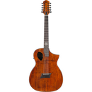 Michael Kelly MK10XKGSFX Forte Port 10 String Acoustic Electric Guitar w/Fishman Pickup - Gloss Koa