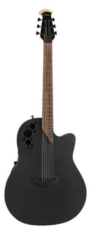 Ovation 1778TX-5 Elite TX Mid-Depth Acoustic - Black - Red One Music