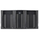 Odyssey FZ10CDJWXDBL Table de mixage DJ noire extra profonde au format 10″ et deux lecteurs multimédias grand format Coffin Flight Case