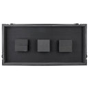 Odyssey FZ10CDJWXDBL Table de mixage DJ noire extra profonde au format 10″ et deux lecteurs multimédias grand format Coffin Flight Case