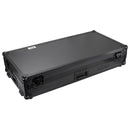 Odyssey FZ10CDJWXDBL Table de mixage DJ noire extra profonde au format 10″ et deux lecteurs multimédias grand format Coffin Flight Case