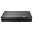 Odyssey FZ10CDJWXDBL Table de mixage DJ noire extra profonde au format 10″ et deux lecteurs multimédias grand format Coffin Flight Case