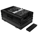 Odyssey FZ10MIXXDBL Flight case universel noir pour table de mixage DJ au format 10″ avec compartiment arrière extra profond