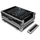 Odyssey FZ12MIXXD - Flight case universel pour table de mixage DJ au format 12″ avec compartiment pour câbles arrière extra profond