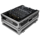 Odyssey FZ12MIXXD - Flight case universel pour table de mixage DJ au format 12″ avec compartiment pour câbles arrière extra profond