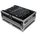 Odyssey FZ12MIXXD - Flight case universel pour table de mixage DJ au format 12″ avec compartiment pour câbles arrière extra profond