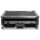 Odyssey FZ12MIXXD - Flight case universel pour table de mixage DJ au format 12″ avec compartiment pour câbles arrière extra profond