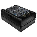 Odyssey FZ12MIXXDBL - Universal Black 12″ Format DJ Mixer Flight Case with Extra Deep Rear Cable Compartment