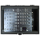 Odyssey FZ12MIXXDBL - Universal Black 12″ Format DJ Mixer Flight Case with Extra Deep Rear Cable Compartment
