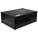 Odyssey FZ12MIXXDBL - Universal Black 12″ Format DJ Mixer Flight Case with Extra Deep Rear Cable Compartment