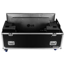 Odyssey FZ2FSM50W - Boîtier pour écran plat double 50-58″ avec roulettes