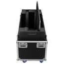 Odyssey FZ2FSM50W - Boîtier pour écran plat double 50-58″ avec roulettes