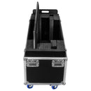 Odyssey FZ2FSM50W - Boîtier pour écran plat double 50-58″ avec roulettes