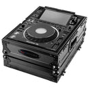 Odyssey FZ3000BL Pioneer CDJ3000 Flight Case avec panneau arrière amovible (noir)