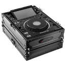 Odyssey FZ3000BL Pioneer CDJ3000 Flight Case avec panneau arrière amovible (noir)