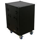 Odyssey FZAR16WBL - Black 16U Pro Amp Rack with Casters