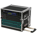 Odyssey FZER8HW - 8U Pro Trolley Effects Rack with Wheels