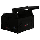 Odyssey FZGS1004BL 10U Rack combo vertical supérieur incliné 4U inférieur avec plate-forme Glide (noir)