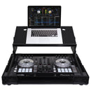 Odyssey FZGSADDJSR2BL - Flight case noir Pioneer DDJ-SR / DDJ-SR2 avec plateforme Angle Glide