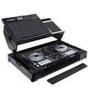 Odyssey FZGSADDJSR2BL - Flight case noir Pioneer DDJ-SR / DDJ-SR2 avec plateforme Angle Glide