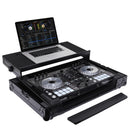 Odyssey FZGSADDJSR2BL - Flight case noir Pioneer DDJ-SR / DDJ-SR2 avec plateforme Angle Glide