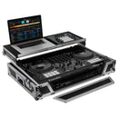 Odyssey FZGSDDJ1000W1 Pioneer DDJ-1000/DDJ-1000SRT Flight Case w/1U Rack Space and Glide Platform