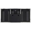 Odyssey FZGSL12CDJWR Table de mixage DJ au format bas et deux lecteurs multimédias grand format Flight Coffin Case avec roulettes et plateforme coulissante – 30,5 cm (Noir)
