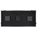 Odyssey FZGSL12CDJWR Table de mixage DJ au format bas et deux lecteurs multimédias grand format Flight Coffin Case avec roulettes et plateforme coulissante – 30,5 cm (Noir)