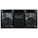 Odyssey FZGSLBM10WRBL Low Profile Format DJ Mixer and Two Battle Position Turntables Flight Coffin Case w/Wheels and Glide Platform - 10" (Black)