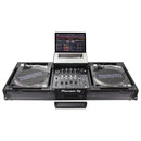 Odyssey FZGSLBM12WRBL Low Profile Format DJ Mixer and Two Battle Position Turntables Flight Coffin Case with Wheels and Glide Platform - 12" (Black)