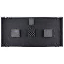 Odyssey FZGSLBM12WRBL Low Profile Format DJ Mixer and Two Battle Position Turntables Flight Coffin Case with Wheels and Glide Platform - 12" (Black)