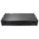 Odyssey FZGSLBM12WRBL Low Profile Format DJ Mixer and Two Battle Position Turntables Flight Coffin Case with Wheels and Glide Platform - 12" (Black)