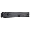 Odyssey FZGSLBM12WRBL Low Profile Format DJ Mixer and Two Battle Position Turntables Flight Coffin Case with Wheels and Glide Platform - 12" (Black)