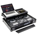 Odyssey FZGSPIDDJ8001BL Pioneer DDJ-800 Flight Case w/Bottom 1U Rack Space and Glide Platform (Black)