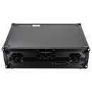 Odyssey FZGSPIDDJ8001BL Pioneer DDJ-800 Flight Case w/Bottom 1U Rack Space and Glide Platform (Black)
