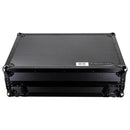 Odyssey FZGSPIDDJ8001BL Pioneer DDJ-800 Flight Case w/Bottom 1U Rack Space and Glide Platform (Black)