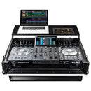 Odyssey FZGSPRIME4BL Denon Prime 4 Flight Case w/Glide Platform (Black)