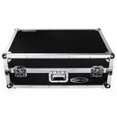 Odyssey FZGSPRIME4W2 Denon Prime 4 Flight Case avec plateforme brevetée Glide pour ordinateur portable et espace rack 2U