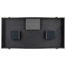 Odyssey FZGSRANE1272WBL Low Profile Rane Twelve et Rane Seventy/Seventy-Two Coffin Flight Case avec plateforme Glide (Noir)