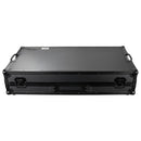 Odyssey FZGSRANE1272WBL Low Profile Rane Twelve et Rane Seventy/Seventy-Two Coffin Flight Case avec plateforme Glide (Noir)