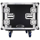 Odyssey FZS08W - 8U Shock Mount Rack Flight Case with Caster Wheels