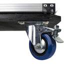 Odyssey FZS08W - 8U Shock Mount Rack Flight Case with Caster Wheels