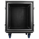 Odyssey FZS12W - 12U Shock Mount Rack Flight Case with Wheels