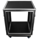 Odyssey FZS12W - 12U Shock Mount Rack Flight Case with Wheels