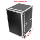 Odyssey FZWB6WDLX - Deluxe Six Drawer Workbox Tour Flight Case with Casters and Side Table