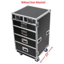 Odyssey FZWB6WDLX - Deluxe Six Drawer Workbox Tour Flight Case with Casters and Side Table